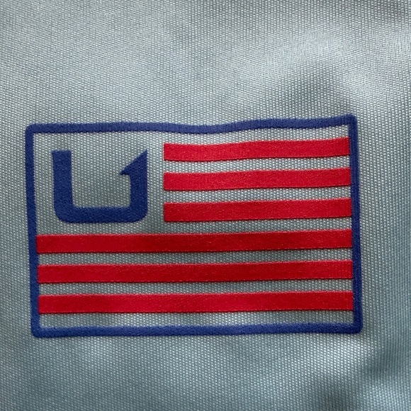 Huk Men’s Small light blue Aqua Performance Shirt long sleeve - Picture 3 of 4